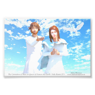 The Coronation of Mary - Queen of Heaven and Earth Photo Print