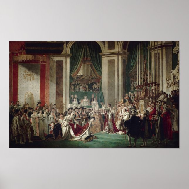 The Coronation of Napoleon and Josephine Poster (Front)