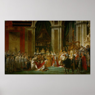 The Coronation of Napoleon Poster