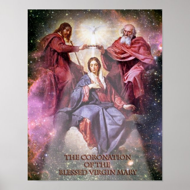 The Coronation of The Blessed Virgin Mary. Poster (Front)