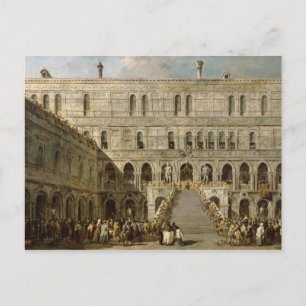 The Coronation of the Doge of Venice Postcard