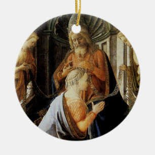 The Coronation of the Virgin Ceramic Ornament