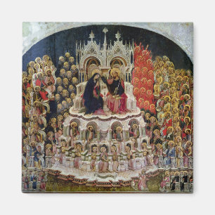 The Coronation of the Virgin in Paradise, 1438 Magnet