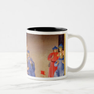 The Coronation of the Virgin Two-Tone Coffee Mug