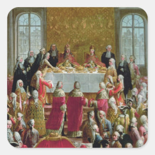 The Coronation Square Sticker