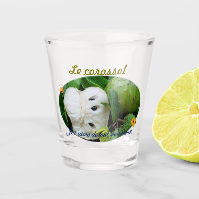 The corossol shot glass (Front)