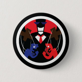The Corporate Puppeteer 6 Cm Round Badge