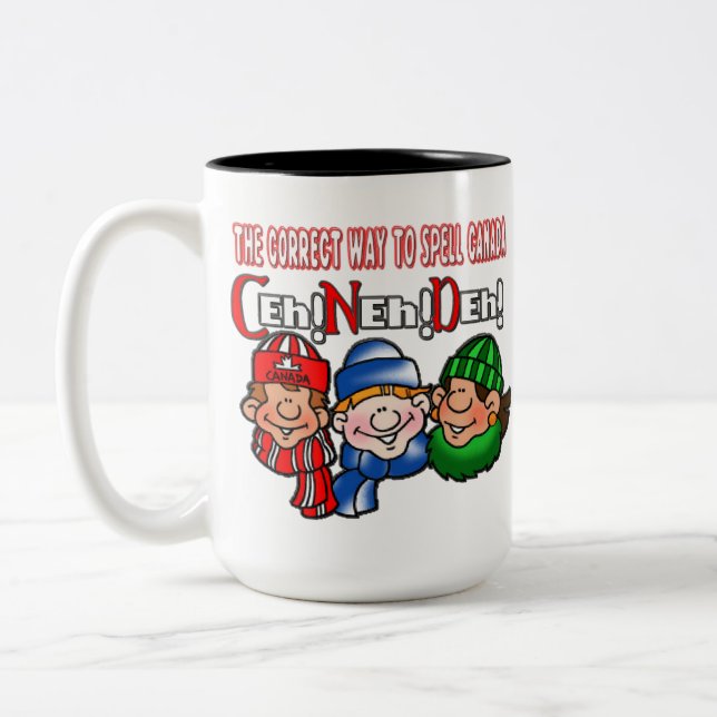 The Correct Way To Spell Canada Humour Mug (Left)