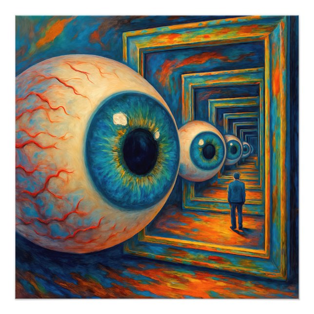 “The Corridor of Seeing” - A Surreal Portrait Photo Print (Front)