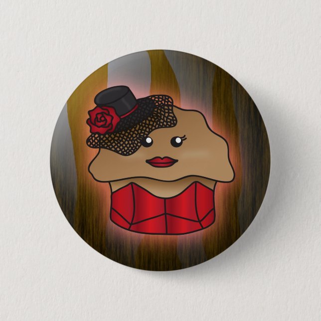 The Corset Muffin 6 Cm Round Badge (Front)