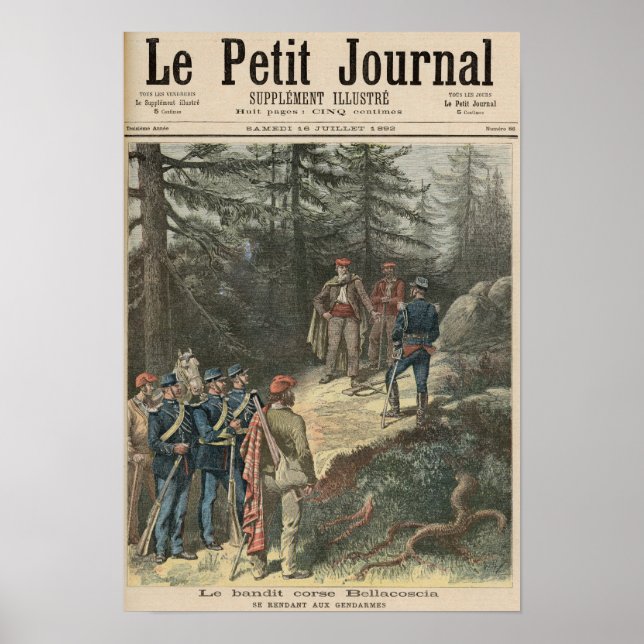 The Corsican Bandit Jacques Bellacoscia Poster (Front)