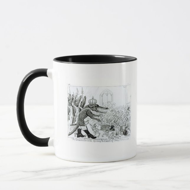 The Corsican Crocodile Mug (Left)