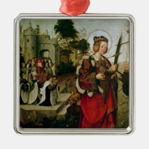 The Cortege of the Relics of St. Auta Metal Tree Decoration