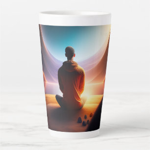 The Cosmic Buddha Meditation Mindfulness Latte Mug