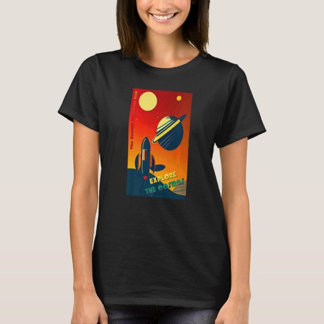 The Cosmic Explorers Club Explore The Cosmos (#09) T-Shirt (Front)