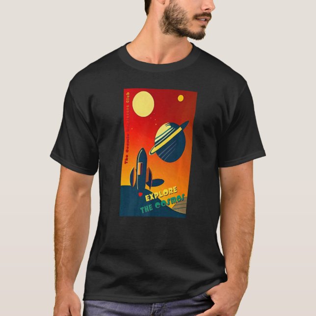 The Cosmic Explorers Club Explore The Cosmos (#09) T-Shirt (Front)