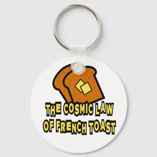 The Cosmic Law of French Toast Key Ring