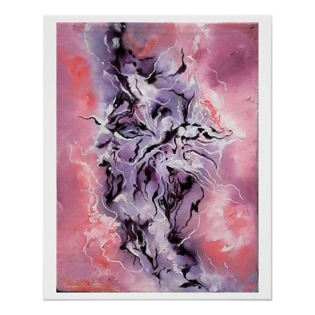 "The Cosmic Muse",  Glossy Poster (Front)