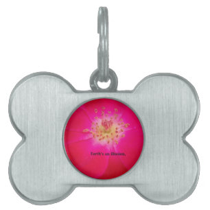 The Cosmic Rose: Nature's Deception Design Pet ID Tag