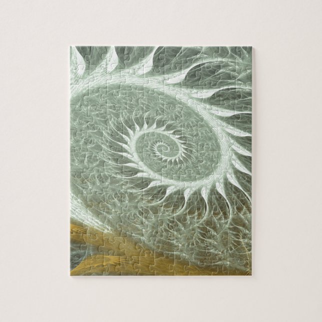 The Cosmic Spiral - Sacred Geometry Golden Spiral Jigsaw Puzzle (Vertical)