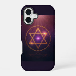 The Cosmic Star of Enlightened Balance iPhone 16 Case