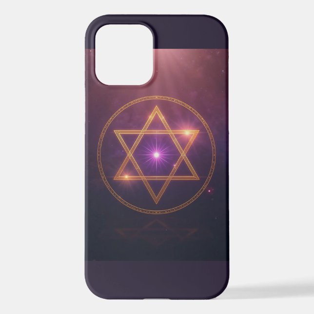 The Cosmic Star of Enlightened Balance iPhone Case (Back)