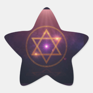 The Cosmic Star of Enlightened Balance Star Sticker