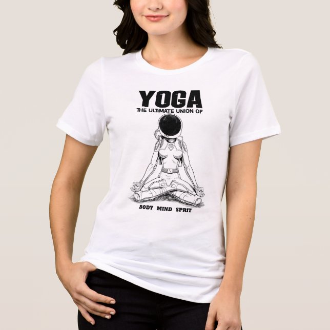 The Cosmic Zen Tri-Blend Shirt (Front)