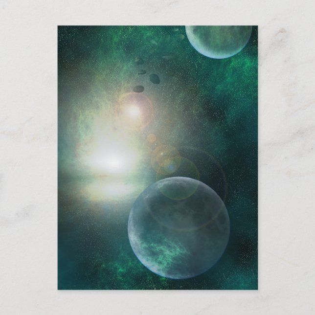 The Cosmos postcard (Front)