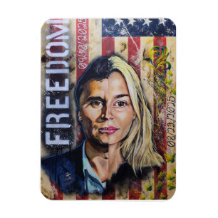The Cost of Freedom - American Patriot Artwork Magnet