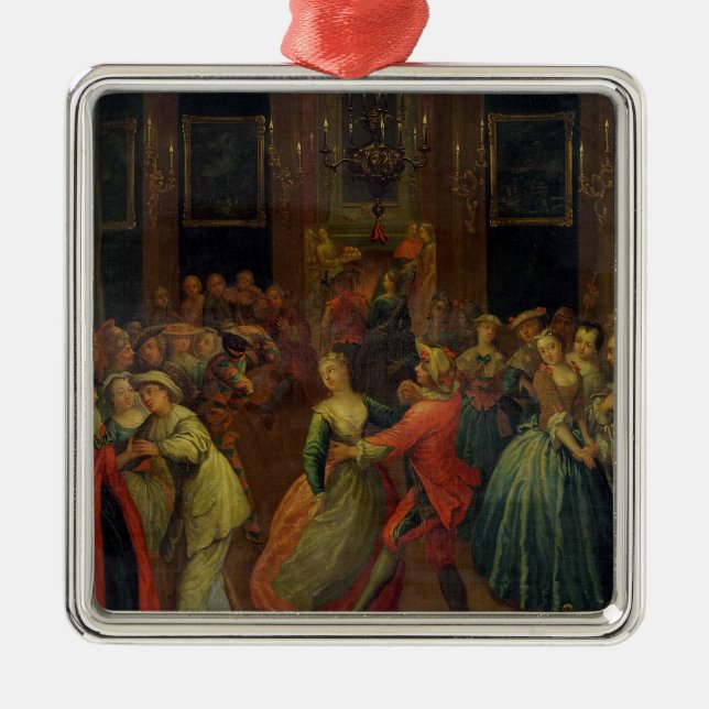 The Costume Ball Metal Tree Decoration (Front)