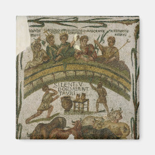 The Costume Banquet, from El-Jem c.200-220 Magnet