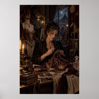 The Costume Keeper | Gothic Circus Fine Art Poster
