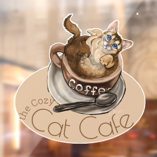 The Cosy Cat Cafe Coffee Cat
