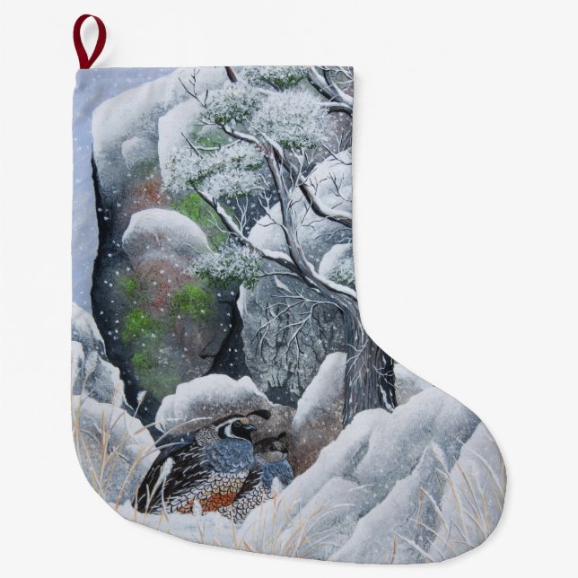 The Cosy Couple Large Christmas Stocking (Front)