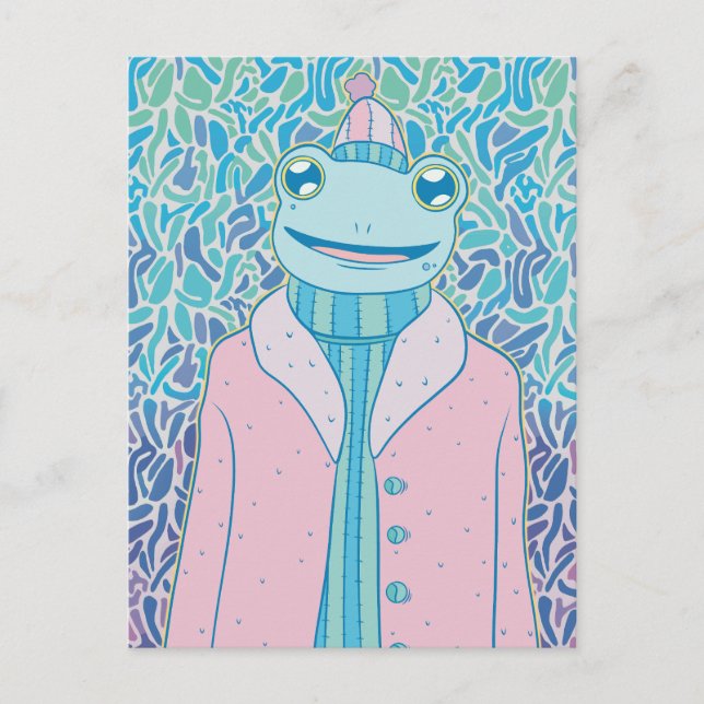 The Cosy Frog Postcard (Front)