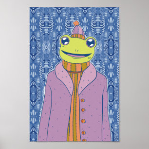 The Cosy Frog Poster