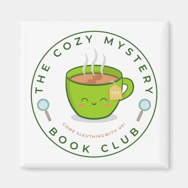 The Cosy Mystery Book Club Magnet (Front)