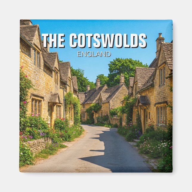 The Cotswolds England Travel Magnet (Front)