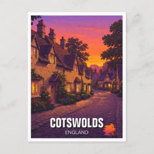 The Cotswolds England Travel Postcard