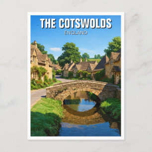 The Cotswolds England Travel Postcard
