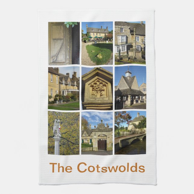 The Cotswolds Tea Towel (Vertical)