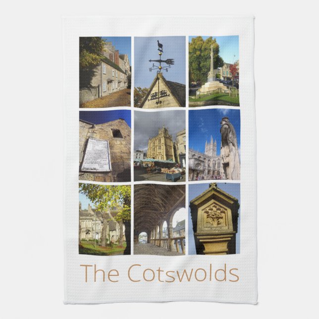 The Cotswolds Tea Towel (Vertical)