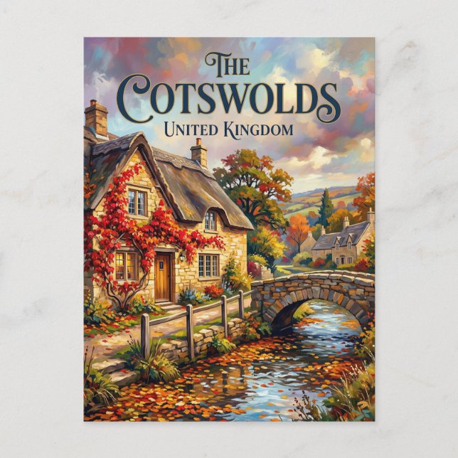 The Cotswolds United Kingdom Postcard (Front)