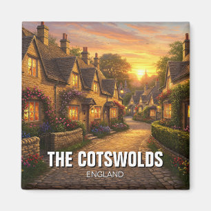 The Cotswolds Village Postcard Magnet
