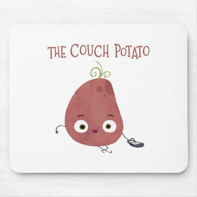 The Couch Potato Costume Tees  Mouse Pad (Front)