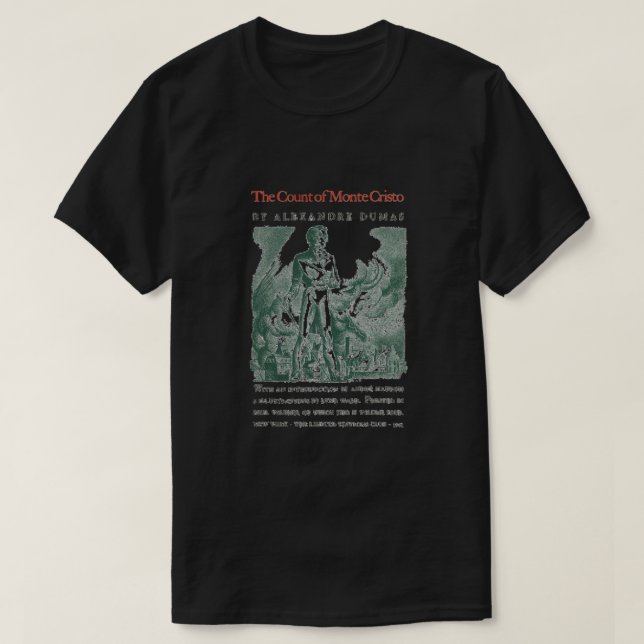 The Count of Monte Cristo by Alexandre Dumas Cover T-Shirt (Design Front)