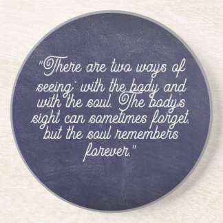 The Count of Monte Cristo Quote Coaster