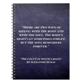 The Count of Monte Cristo Quote notebook
