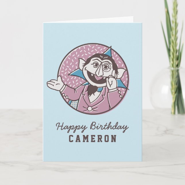 The Count | You Can Always Count On Me Card (Front)